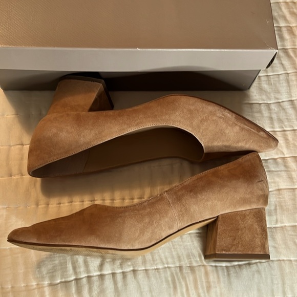 Franco Sarto Callan suede pump mocha 10M - Picture 8 of 10